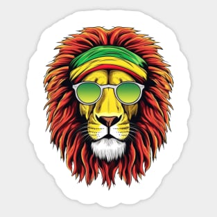 Juneteenth Lion #1 Sticker